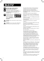 Preview for 40 page of ACCO Brands LEITZ IQ Protect Instructions For Use Manual