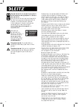 Preview for 68 page of ACCO Brands LEITZ IQ Protect Instructions For Use Manual