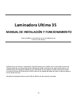 Preview for 18 page of ACCO Brands Ultima 35 Installation & Operation Manual