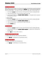 Preview for 6 page of Accom Abekas MultiFlex 6000 Quick Reference Manual