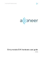 Предварительный просмотр 1 страницы Acconeer XE132 User Manual