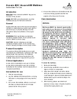 Preview for 1 page of Accora 400 Instructions For Use