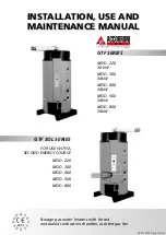 Accorroni GTF Series Installation, Use And Maintenance Manual preview