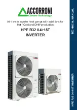 Предварительный просмотр 1 страницы Accorroni HPE R32 04 INVERTER Technical Manual