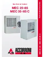 Accorroni MEC25-85 Technical Information preview