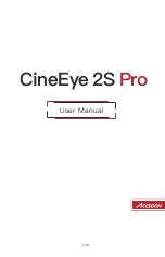 Accsoon CineEye 2S Pro User Manual preview