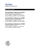 Preview for 3 page of Accton Technology CheetahSwitch Workgroup-3514F Management Manual