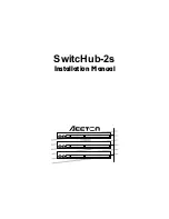 Preview for 1 page of Accton Technology SwitcHub-2s Installation Manual