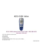 Preview for 60 page of Accu-Chek ACTIVE Owner'S Booklet