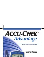 Preview for 1 page of Accu-Chek ADVANTAGE User Manual