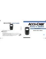 Preview for 1 page of Accu-Chek Aviva Advanced Owner'S Booklet