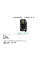 Preview for 100 page of Accu-Chek Compact Plus Owner'S Booklet