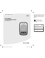 Preview for 1 page of Accu-Chek Guide Me User Manual