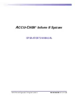 Предварительный просмотр 2 страницы Accu-Chek Inform 2 Operator'S Manual