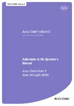 Preview for 1 page of Accu-Chek Inform II Manual