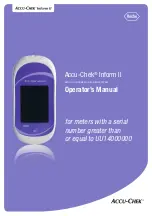 Accu-Chek Inform II Operator'S Manual preview