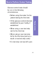 Preview for 21 page of Accu-Chek Inform II Quick Reference Manual