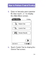 Предварительный просмотр 24 страницы Accu-Chek Inform II Quick Reference Manual