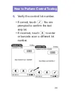 Предварительный просмотр 26 страницы Accu-Chek Inform II Quick Reference Manual