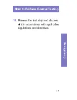 Предварительный просмотр 31 страницы Accu-Chek Inform II Quick Reference Manual