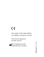 Предварительный просмотр 38 страницы Accu-Chek Inform II Quick Reference Manual