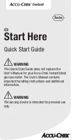 Preview for 1 page of Accu-Chek Instant User Manual