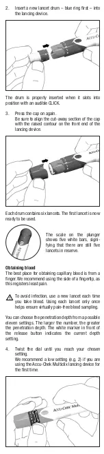 Preview for 4 page of Accu-Chek Multiclix User Manual