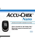 Preview for 1 page of Accu-Chek Nano Owner'S Booklet