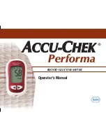 Accu-Chek Performa Connect Operator'S Manual preview