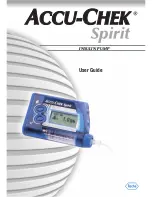 Preview for 1 page of Accu-Chek Spirit User Manual