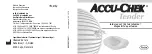 Accu-Chek Tender Instructions For Use Manual preview