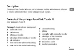 Preview for 5 page of Accu-Chek Tender Instructions For Use Manual