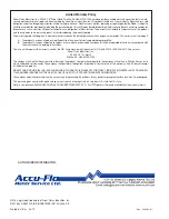 Preview for 28 page of Accu-Flo Meter Service GA Owner'S Manual