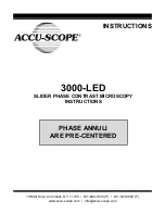 Accu-Scope 3000-LED series Instructions Manual preview