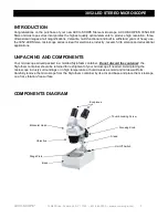 Preview for 4 page of Accu-Scope 3052-LED Manual