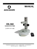 Accu-Scope DS-360 Manual предпросмотр