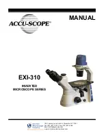 Accu-Scope EXI-310-PH Manual preview