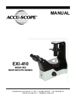 Accu-Scope EXI-410 Series Manual preview