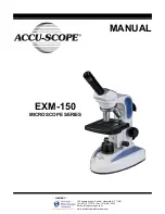 Accu-Scope EXM-150-MS Manual preview
