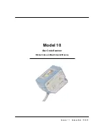 Предварительный просмотр 1 страницы Accu-Sort 10 Operation And Maintenance Manual