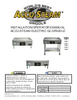 Accu-Steam EG24A Installation & Operator'S Manual preview