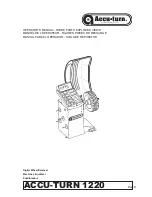 Accu-Turn 1220 Operator'S Manual preview