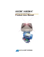 Предварительный просмотр 1 страницы Accu AXIOM Product Line Manual