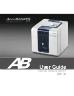 AccuBANKER AS100 User Manual предпросмотр