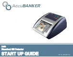 Preview for 1 page of AccuBANKER D450 Startup Manual