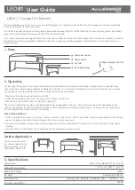 Предварительный просмотр 2 страницы AccuBANKER LED61 User Manual