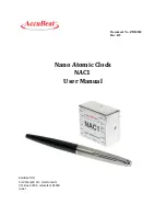 AccuBeat NAC1 User Manual preview