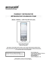 Accucold ACR1718 Series Instruction Manual preview