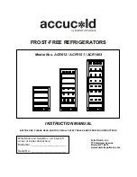 Accucold ACR612 Instruction Manual preview