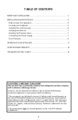 Preview for 2 page of Accucold ACR82L User Manual